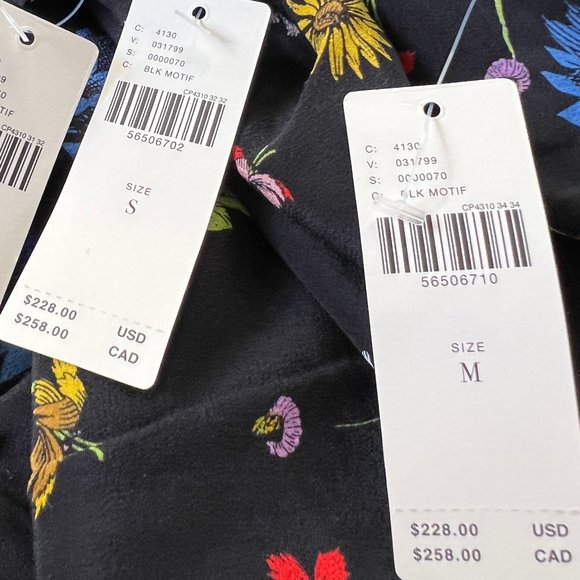 ANTHROPOLOGIE MAEVE Lucinda Silk Tunic Dress NWT - Picture 11 of 12